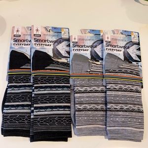 4 pairs Smartwool “Everyday” socks
